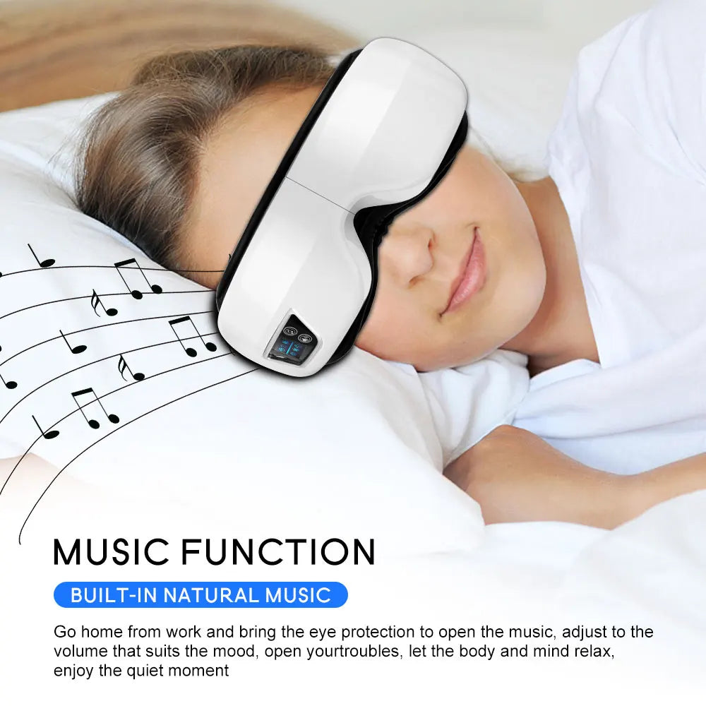 OcuRelax 6D Appareil de massage oculaire – Chaleur, Pression d'air & Musique