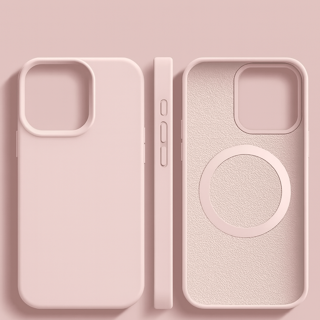 MAGNESOFT LUXE – Magnetisch siliconen hoesje met zacht aanvoelend oppervlak voor iPhone 8