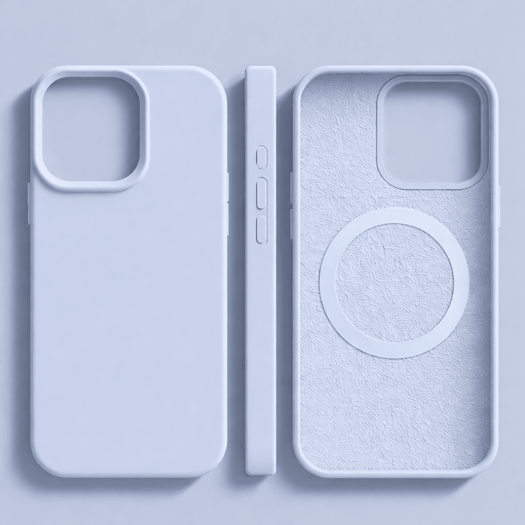MAGNESOFT LUXE – Magnetisch siliconen hoesje met zacht aanvoelend oppervlak voor iPhone 9