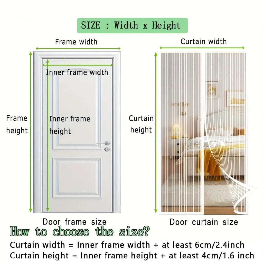 SUMMSTOP – Magnetic mosquito curtain for insect-free rooms Vestragear