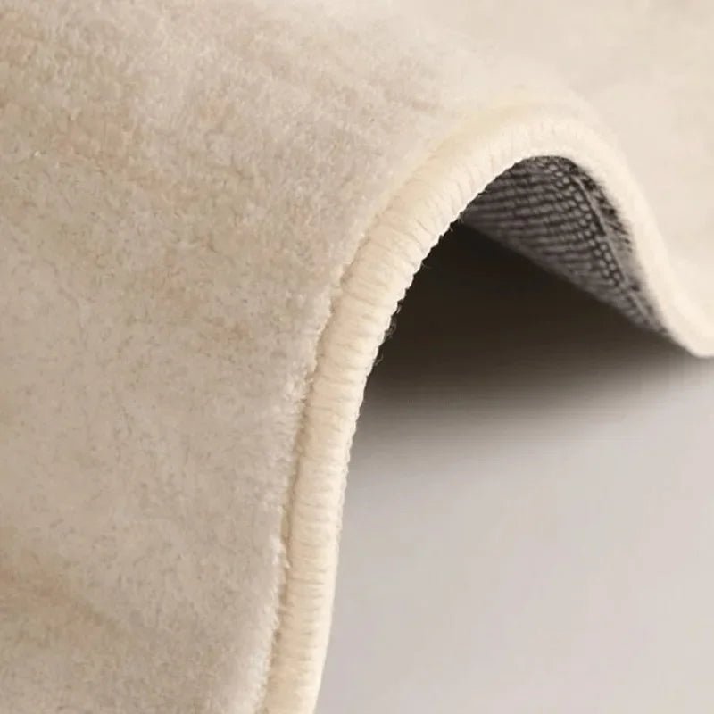 COZYART – Soft abstract cream-colored carpet with irregular design &amp; non-slip backing Vestragear