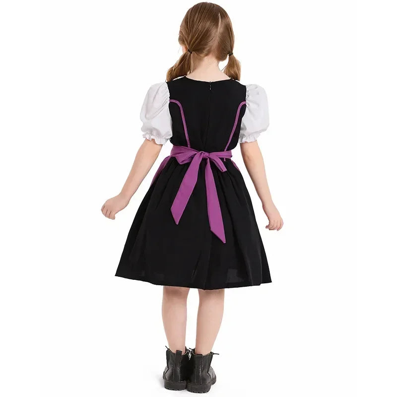 AlpenKinder – Dirndl fille avec tablier – Pour Oktoberfest & fêtes