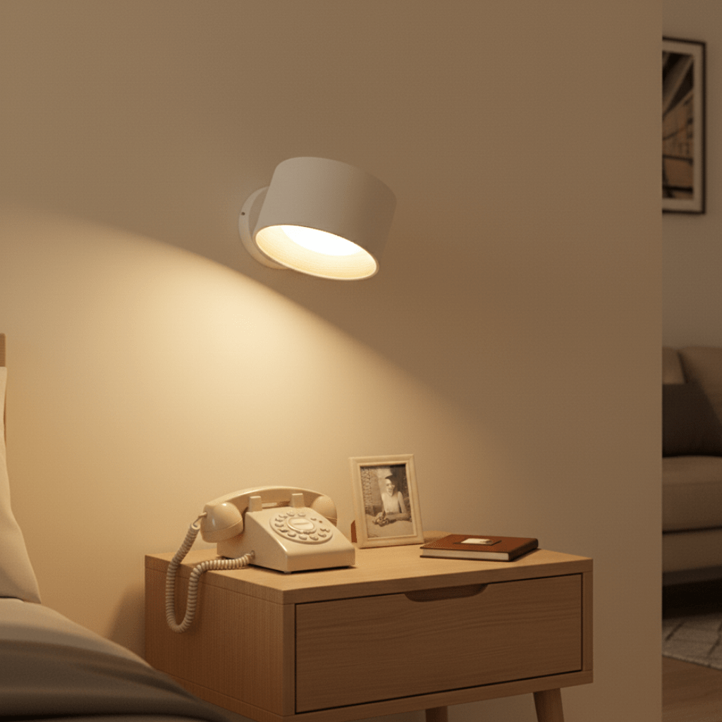 Draadloze Wandlamp – Oplaadbare LED met Afstandsbediening &amp; Verstelbare Lichtkleur