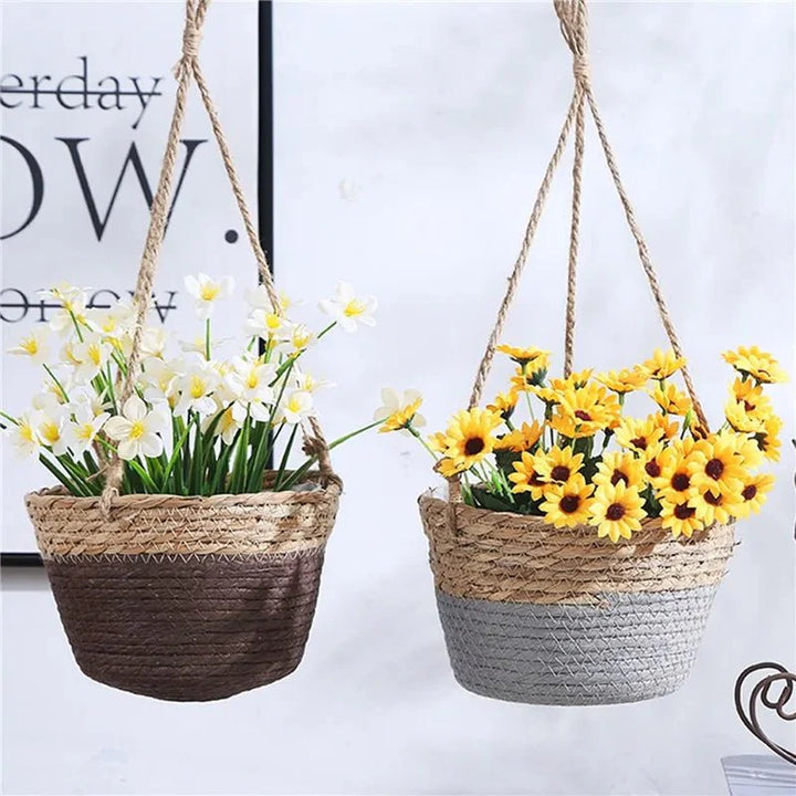 MACRAHANG – Stylish Jute Hanging Planter for Indoor &amp; Outdoor Use Vestragear