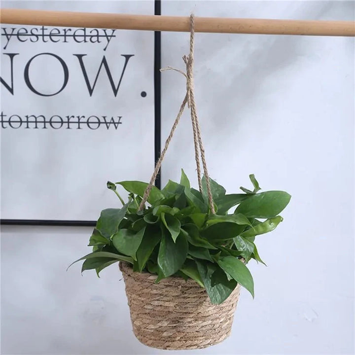 MACRAHANG – Stylish Jute Hanging Planter for Indoor &amp; Outdoor Use Vestragear