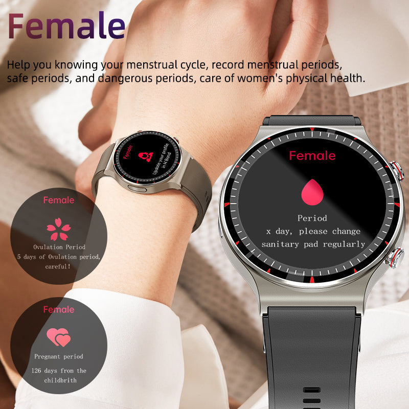 Medische EKG-Smartwatch | CFDA-gecertificeerd | 512Hz Hoge Precisie Biosensor | SpO2- & Hartslagmonitoring | AI-gebaseerde Ademhalingsanalyse | IP67 Waterdicht 3
