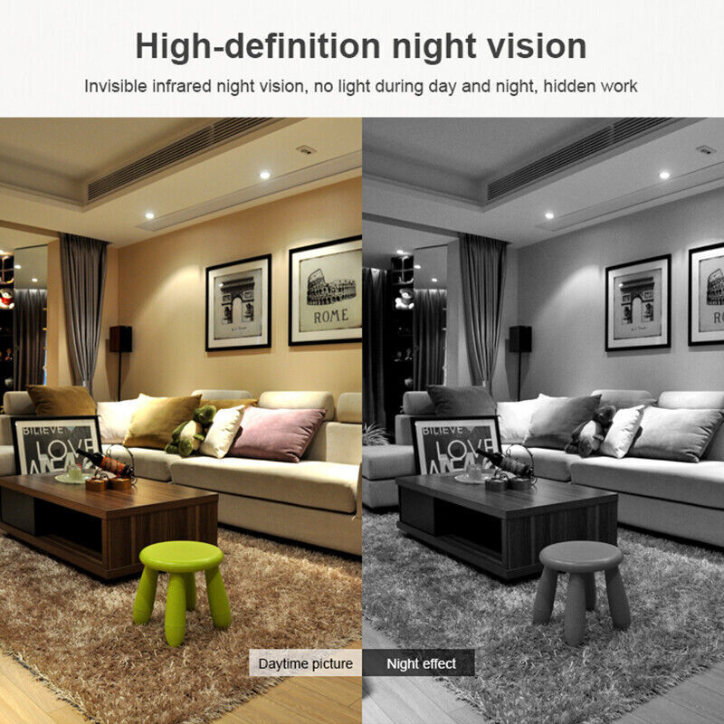 Micro telecamera HD – Telecamera di sicurezza WiFi compatta con visione notturna e audio