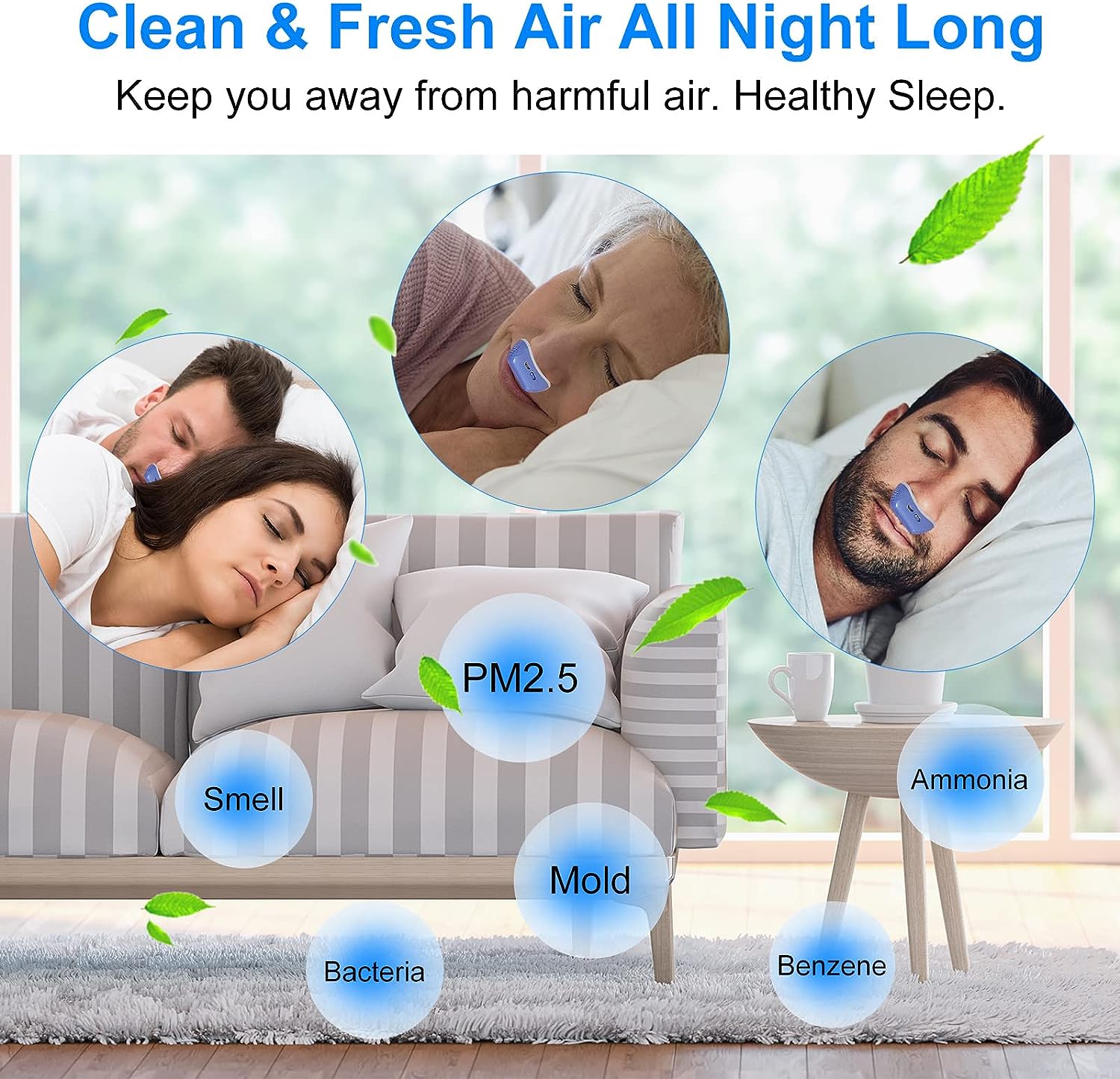 Somnix CPAP Micro – Appareil de sommeil silencieux et sans masque pour la maison et les voyages