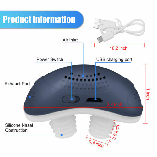Somnix CPAP Micro – Appareil de sommeil silencieux et sans masque pour la maison et les voyages