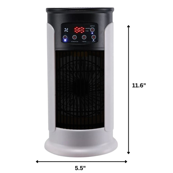 Mini-torenventilator – Compacte ventilator met 3 snelheden en een timer van 8 uur. 2