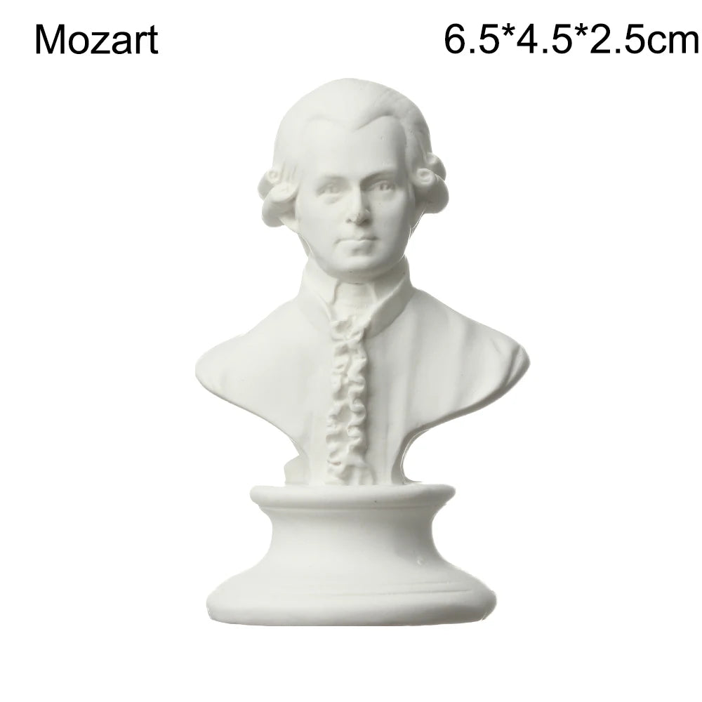 Mini Gipsbuste Portretten 5,5-7 cm voor Tekenpraktijk en Decoratie 20