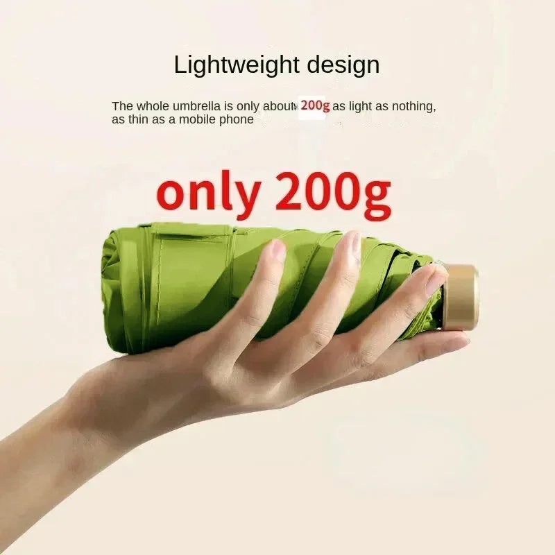 SkyShield Mini paraigua – Paraigua compacte plegable amb protecció UV i disseny resistent al vent