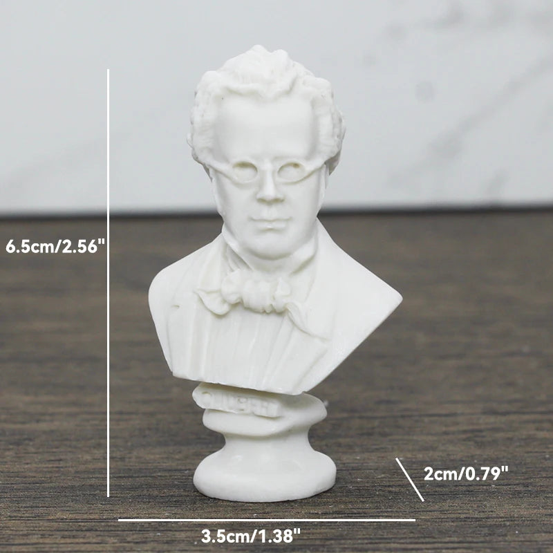 Miniatuur Beeldje van Griekse Mythologie – Gedetailleerde Buste voor Kamerdecoratie 21