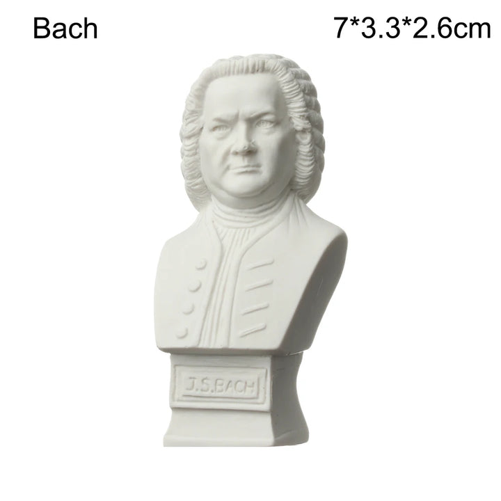 Miniatuur Gipsen Buste Standbeeld Wit, Scandinavische Stijl, 5,5-7 cm, Griekse Mythologie Decoratie 25