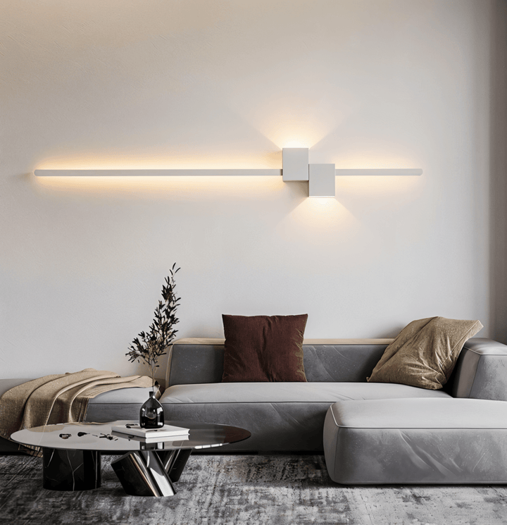 Lámpara de pared LED – Diseño lineal minimalista con iluminación suave e indirecta