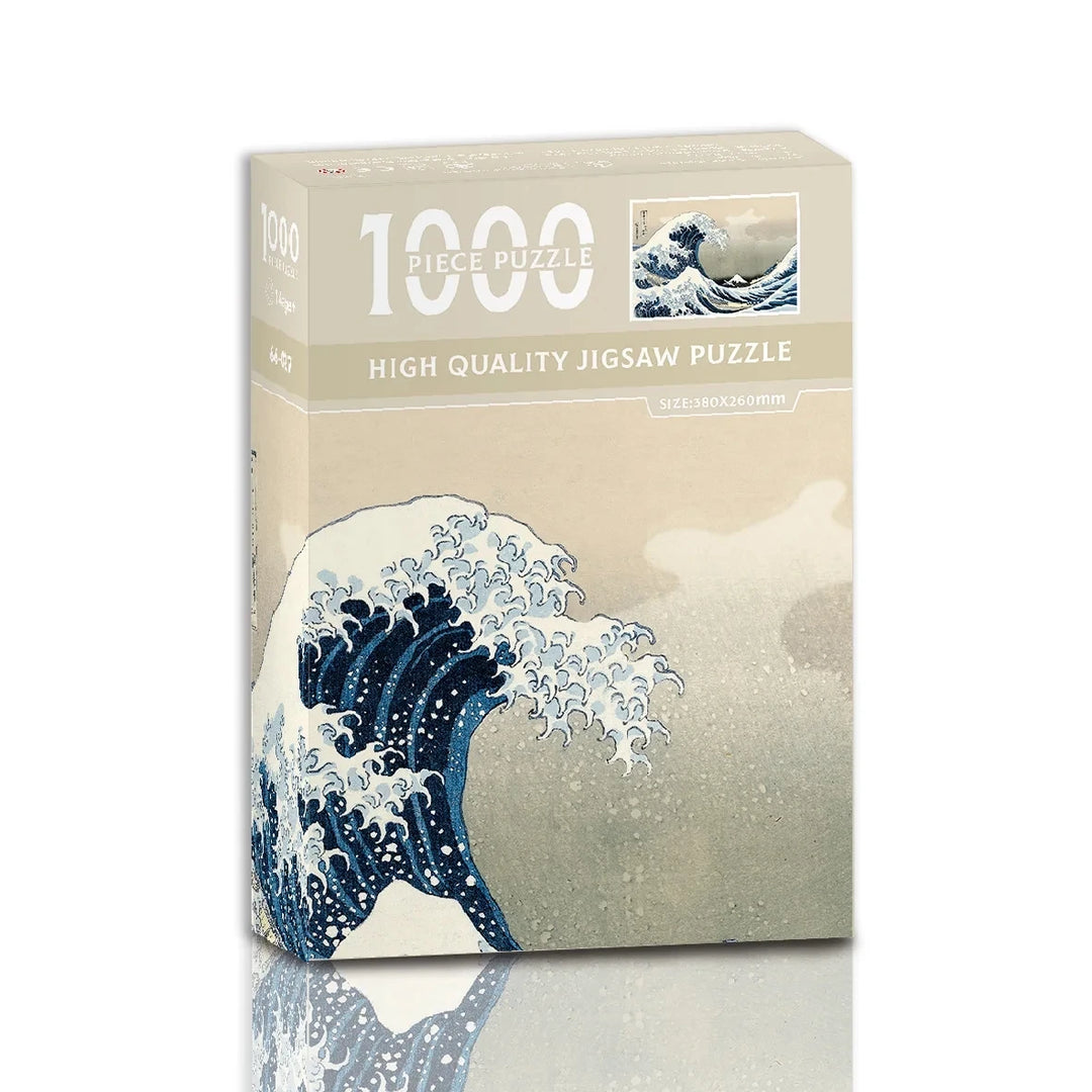 Minipuzzel 1000 stukjes Van Gogh Sterrennacht voor volwassenen, milieuvriendelijk papier 9
