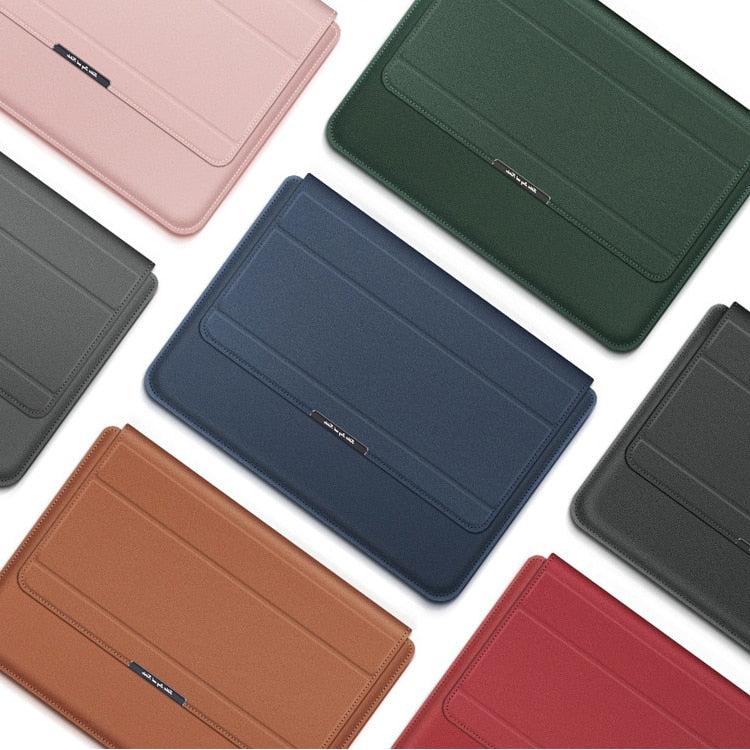 Opvouwbare Laptopstandaard &amp; Sleeve – Ergonomisch Werkcomfort Vestragear