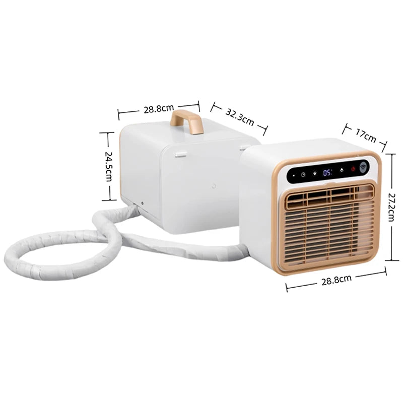 Mobiele Draagbare Airconditioner Splitsysteem voor Tentcamping en Parkeerwagen zonder Vaste Installatie | Sansoti 0