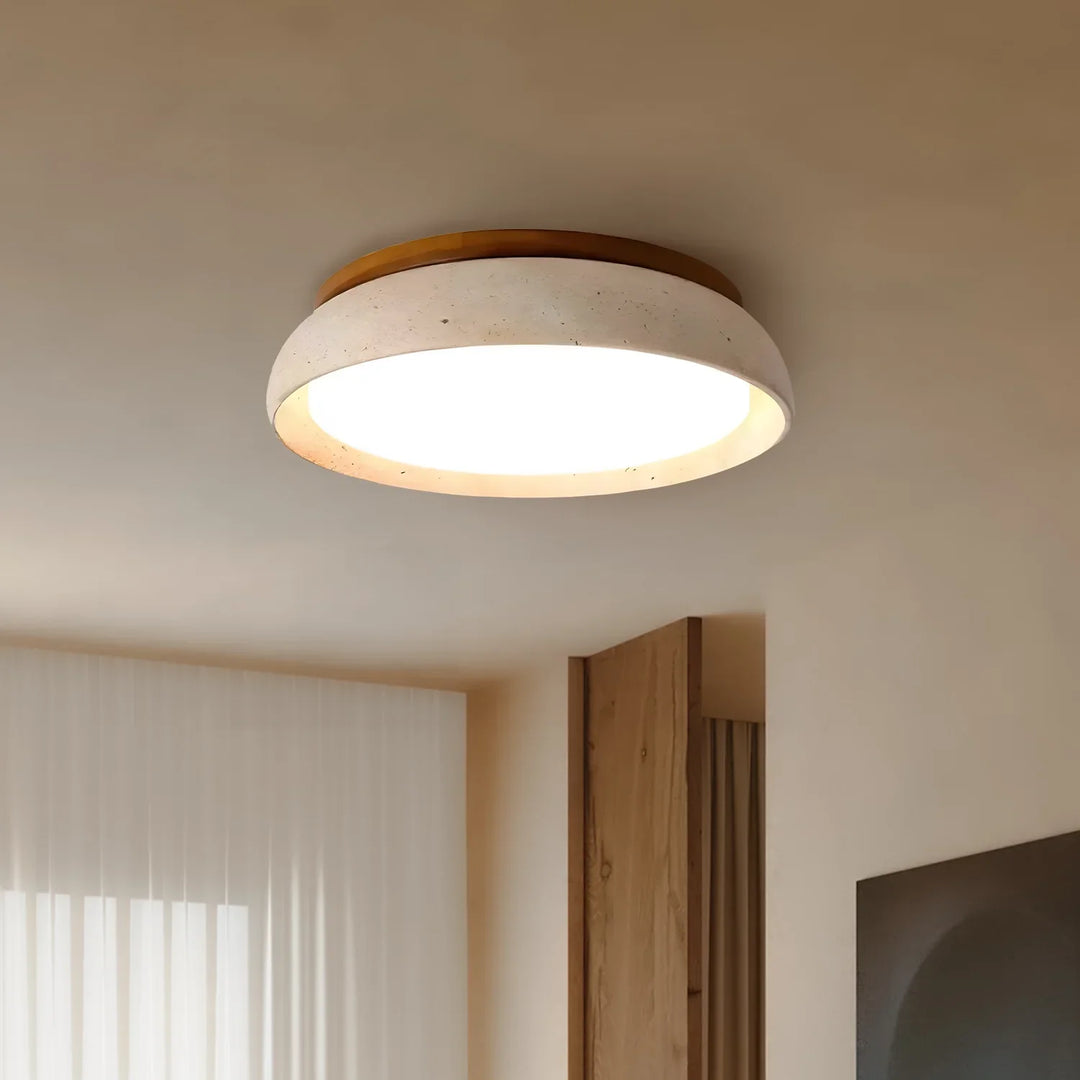 Modern Scandinavian Travertine Ceiling Light 0