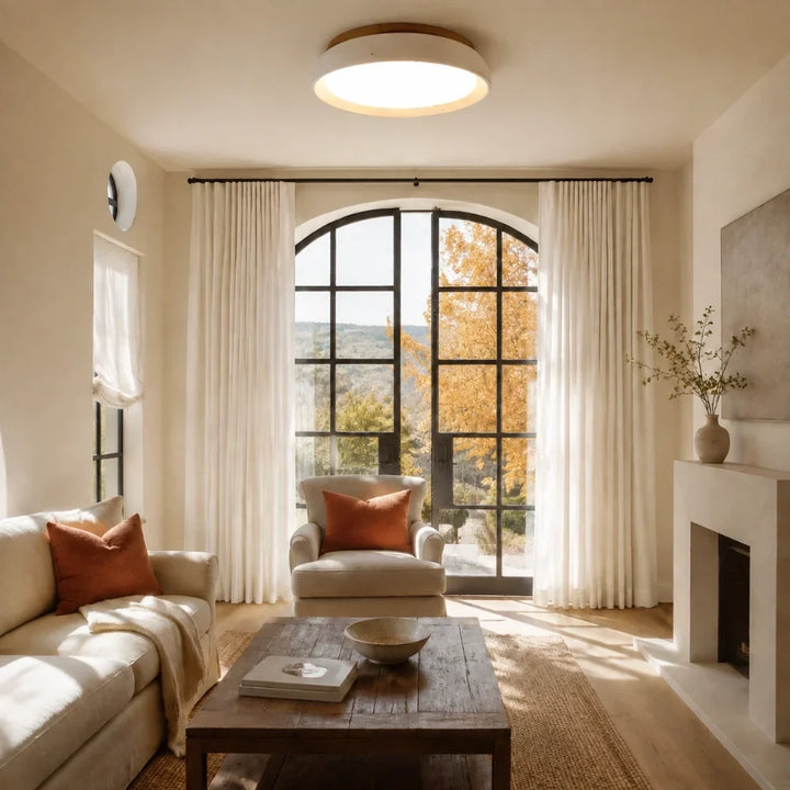 Modern Scandinavian Travertine Ceiling Light 2