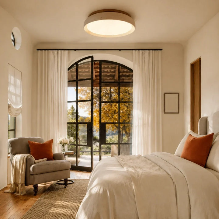 Modern Scandinavian Travertine Ceiling Light 4