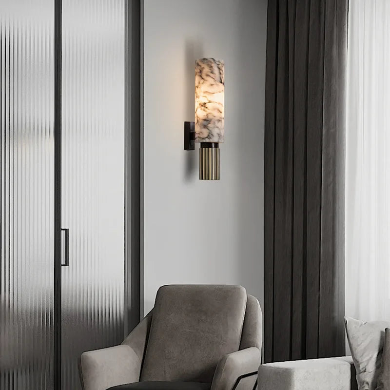 Marbelle – Decoración de Pared de Mármol Iluminada – Iluminación de Acento Elegante