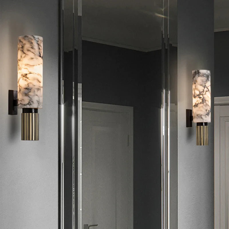 Marbelle – Decoración de Pared de Mármol Iluminada – Iluminación de Acento Elegante