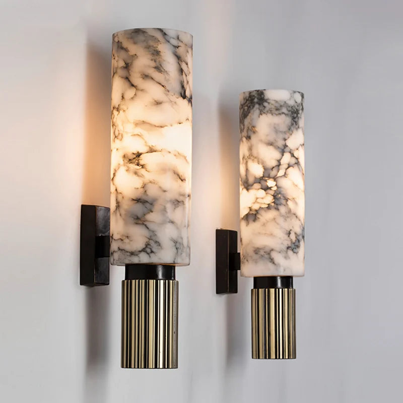 Marbelle – Decoración de Pared de Mármol Iluminada – Iluminación de Acento Elegante