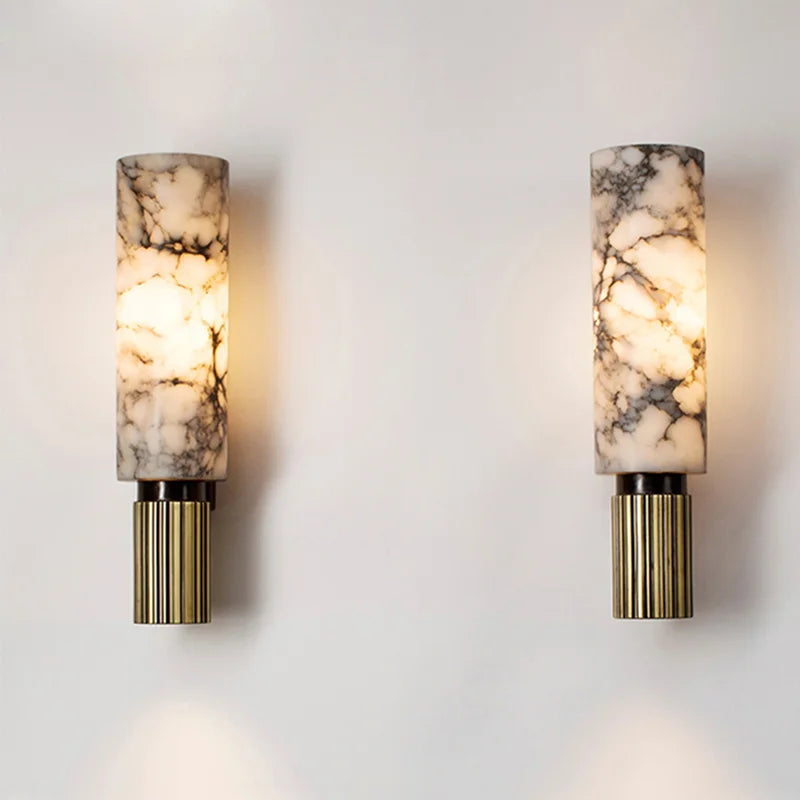 Marbelle – Decoración de Pared de Mármol Iluminada – Iluminación de Acento Elegante