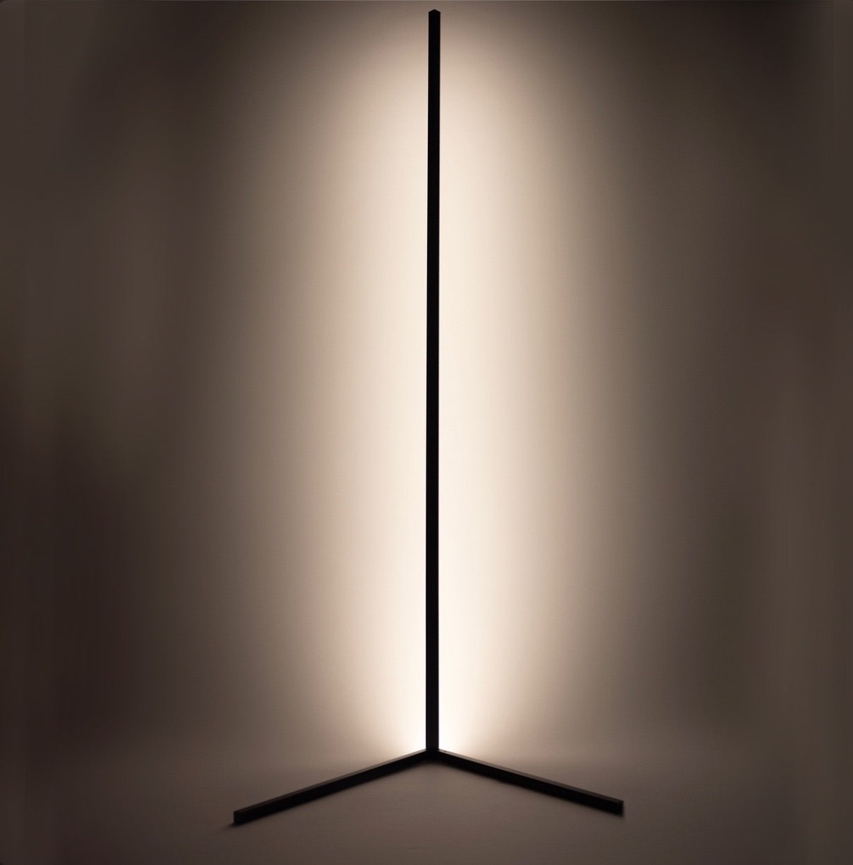 Moderne Hoek Vloerlamp Met Geïntegreerde LED Verlichting En Slim Ruimtebesparend Design | Sansoti 1