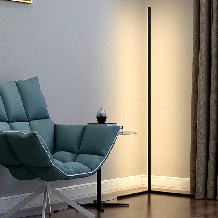 Moderne Hoek Vloerlamp Met Geïntegreerde LED Verlichting En Slim Ruimtebesparend Design | Sansoti 4