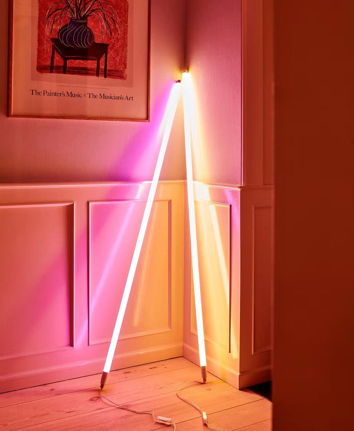 Moderne vloerlamp | Aanpasbare neonverlichting | Flexibele plaatsing 10