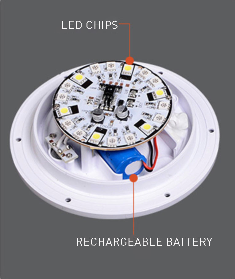 Lunava lampada da tavolo LED – senza fili, ricaricabile e illuminazione a 16 colori
