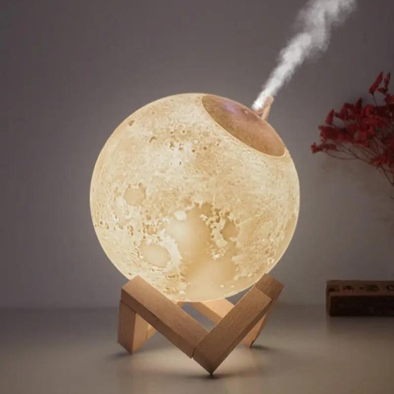 LumiBreeze – Lampada Dimmerabile & Umidificatore – Silenzioso & Atmosferico