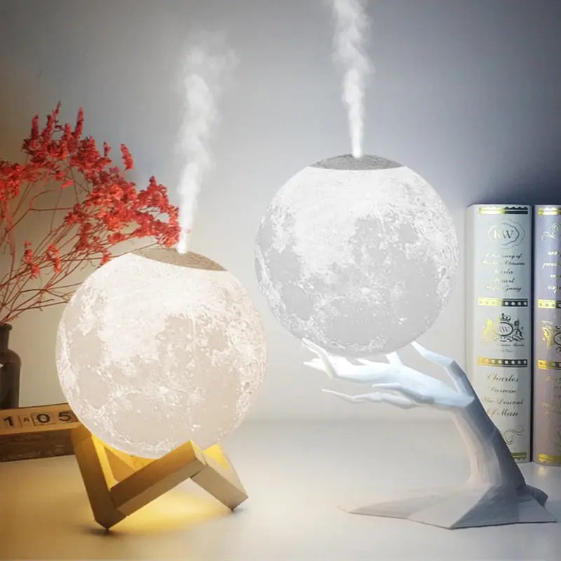 LumiBreeze – Lampada Dimmerabile & Umidificatore – Silenzioso & Atmosferico