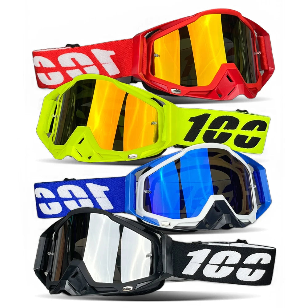 Motorbril voor Motocross en Buitensporten, Zwart, Hoge Kwaliteit en Comfortabel 0