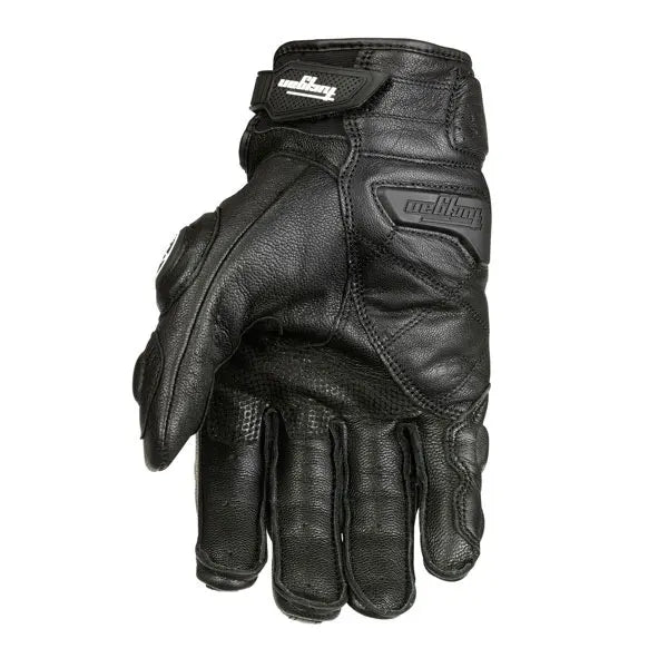 Motorhandschoenen Winter van Echt Leer voor Heren, Zwart, Ademend en Comfortabel 3