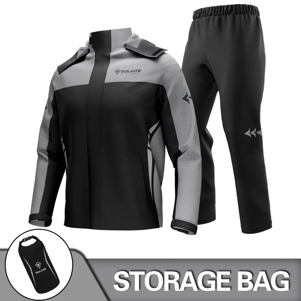 Veltano chaqueta impermeable para motor – Chaqueta unisex impermeable con diseño transpirable y ligero