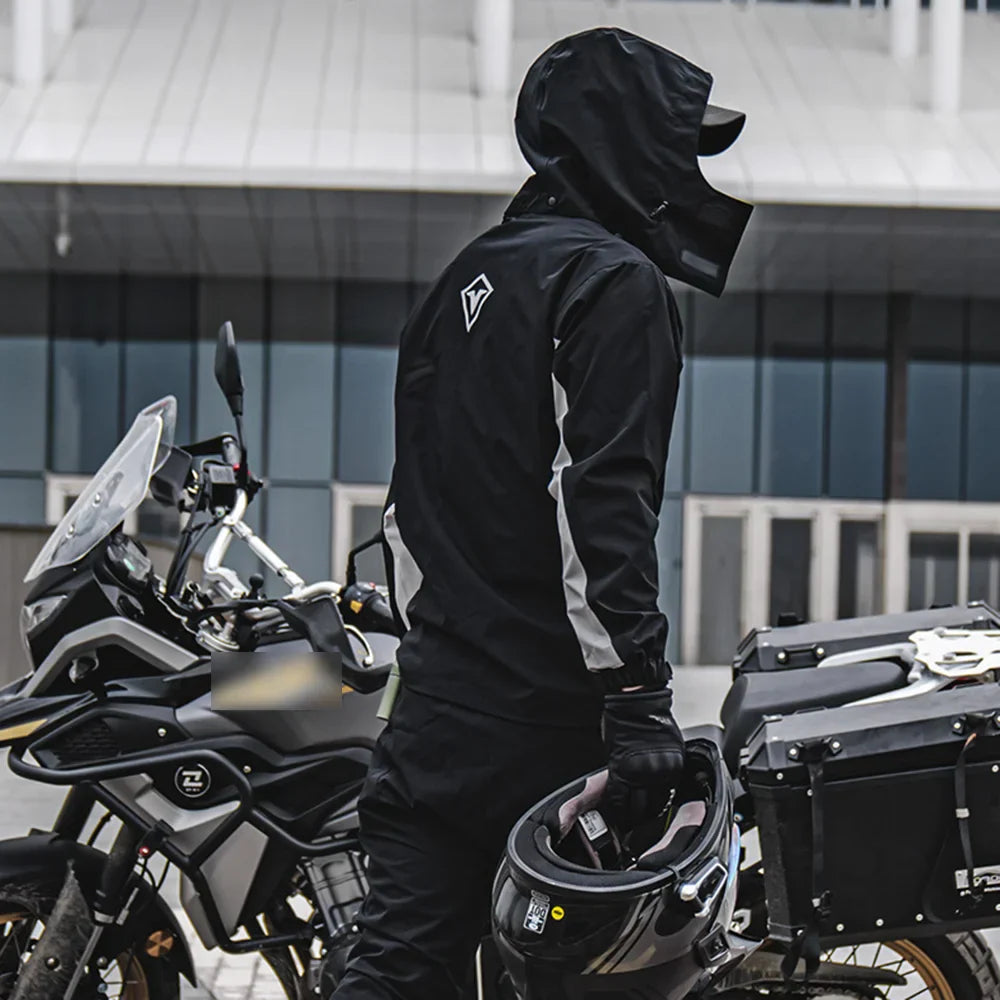 Veltano chaqueta impermeable para motor – Chaqueta unisex impermeable con diseño transpirable y ligero