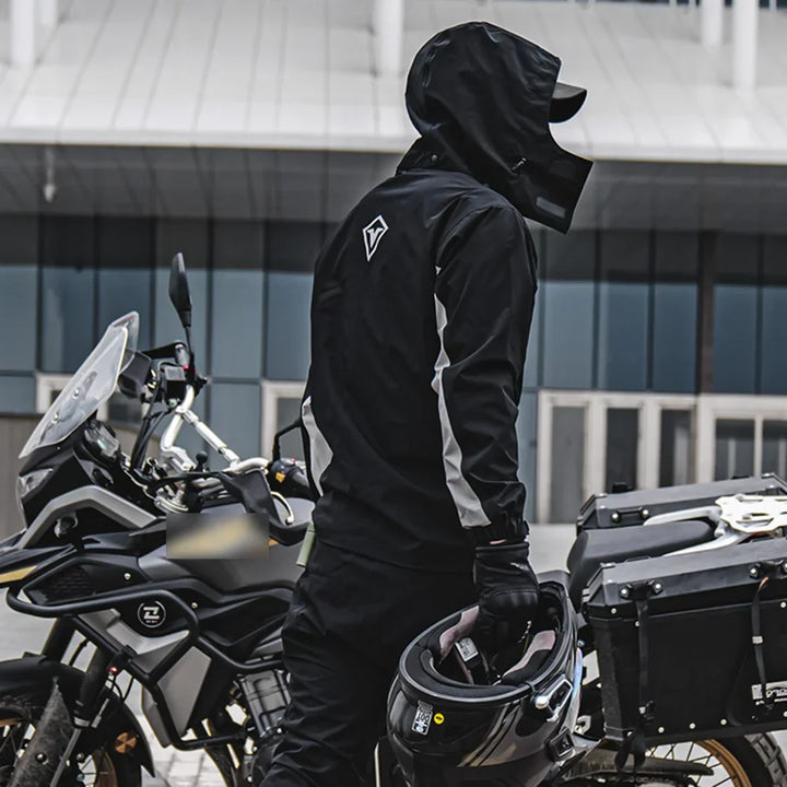 Veltano chaqueta impermeable para motor – Chaqueta unisex impermeable con diseño transpirable y ligero