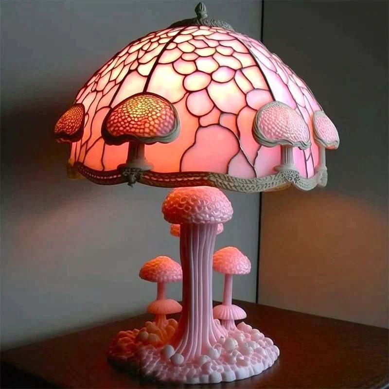 Mozaïeklamp voor Sfeervolle Verlichting, Kleurrijk Glasdesign, Ideaal voor Woonkamer en Slaapkamer 6