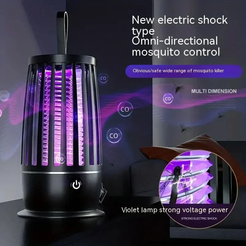 Muggenlamp voor Slaapkamer - USB Oplaadbaar, Stil en Draagbaar Nachtlicht 1