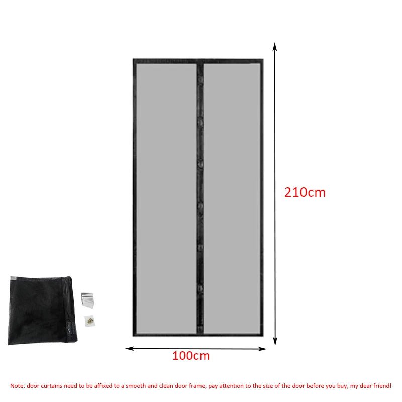 BUGLESSA – Magnetic, soft door curtain 100 cm × 210 cm Vestragear