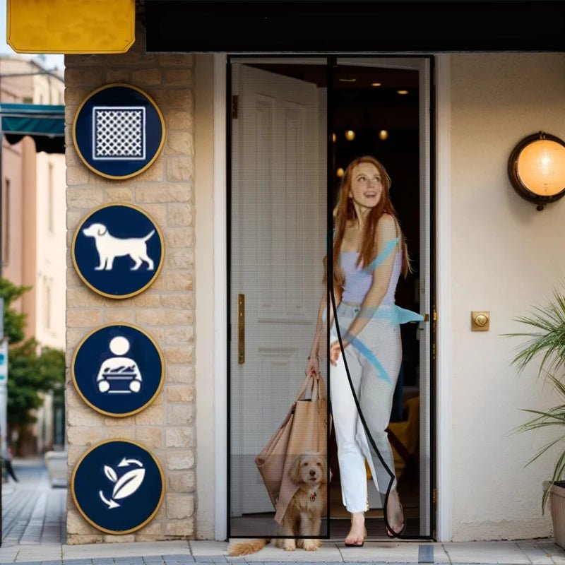 BUGLESSA – Magnetic, soft door curtain 100 cm × 210 cm Vestragear