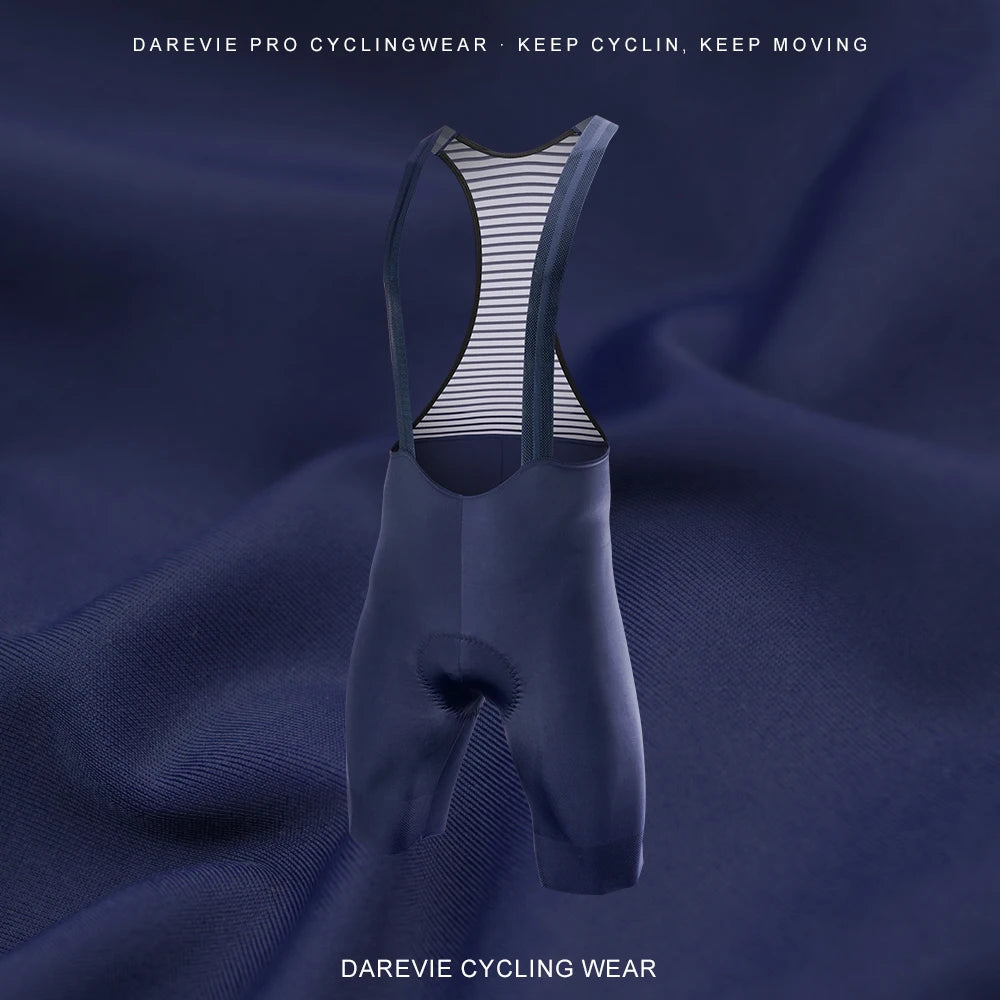 Naadloze Fietsbroek Heren met Bretels voor MTB en Weggebruik, Zwart, Comfortabel met Zeem 7