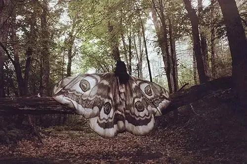 Nachtvlinder Cape Grey Moth – Elegante Vleugelomhang voor Creatieve Momenten | Sansoti 7