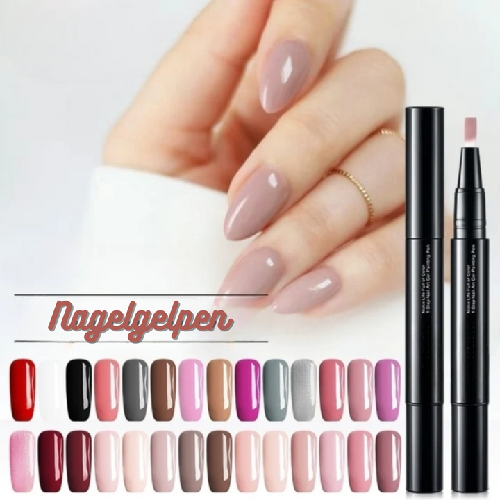 Nagellackstifte | Präzise Nail Art | Lang anhaltende Gel-Farbe | Set mit 4 Stiften Vestragear