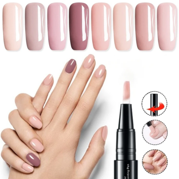 Nagellackstifte | Präzise Nail Art | Lang anhaltende Gel-Farbe | Set mit 4 Stiften Vestragear