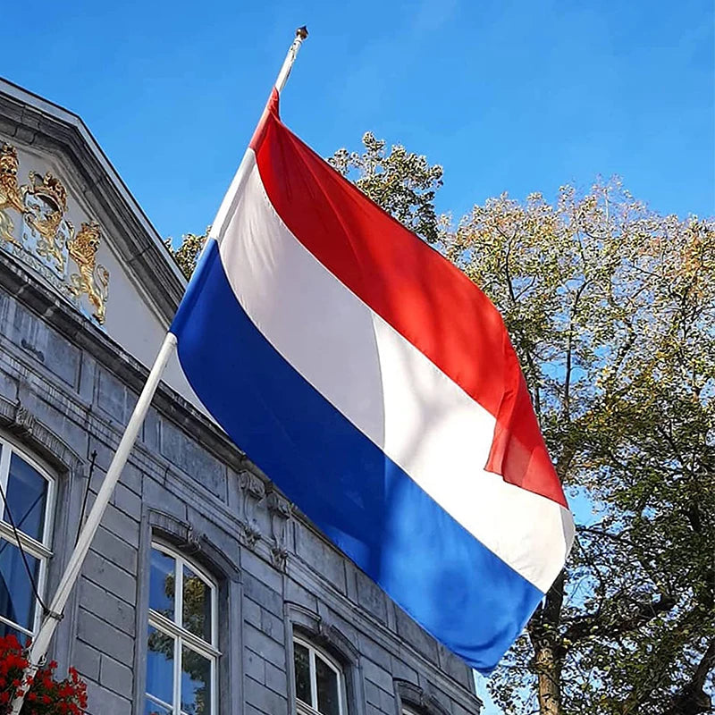 Nederlandse Vlag 90x150 cm van Polyester voor Binnen en Buiten, Duurzaam en Kleurrijk 0