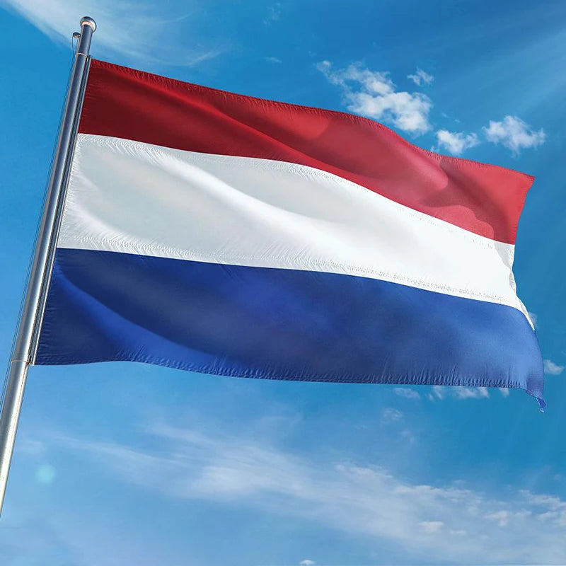 Nederlandse Vlag 90x150 cm van Polyester voor Binnen en Buiten, Duurzaam en Kleurrijk 1